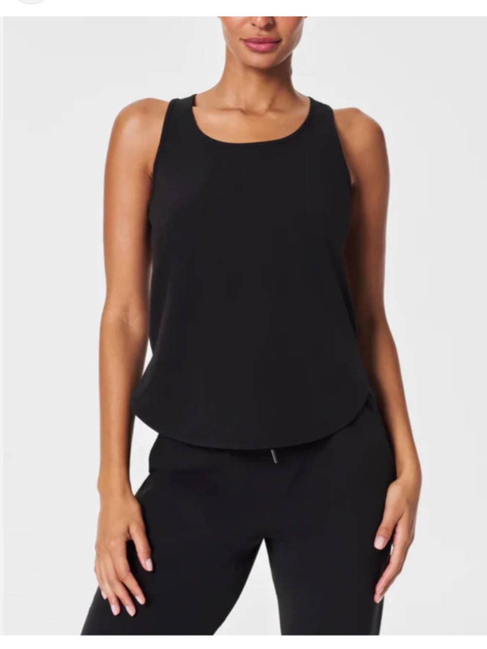 SPANX Casual Fridays Curved Hem Tank Size S